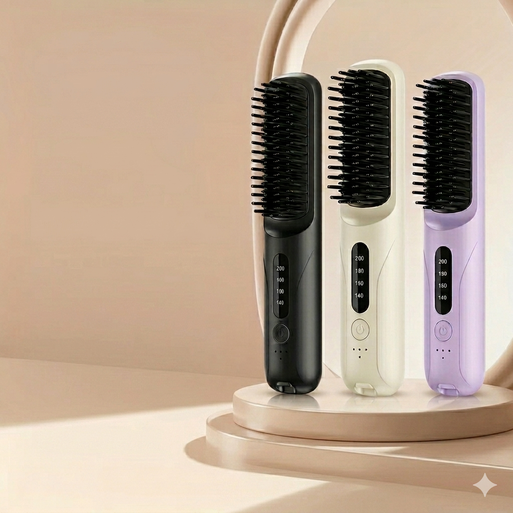Mak 2-in-1 Hair Straightener & Curling Iron
